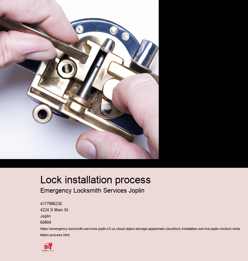 Lock installation process